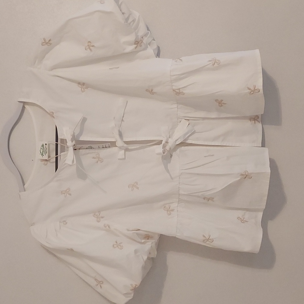Veryj Boutigue Tie Front Blouse